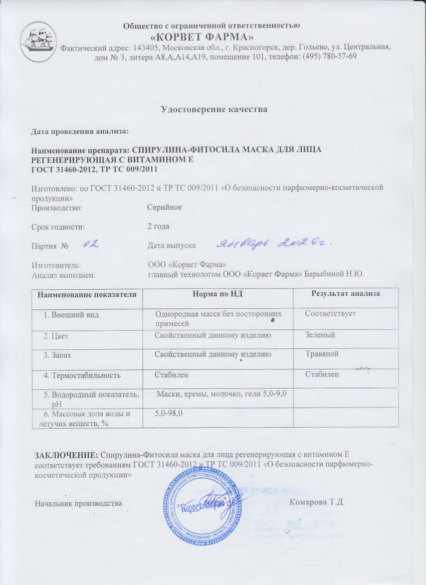 Паспорт №01202602